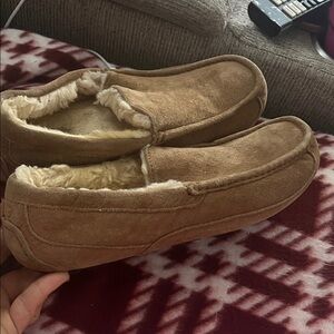 UGG Men's Brown Suede Loafers